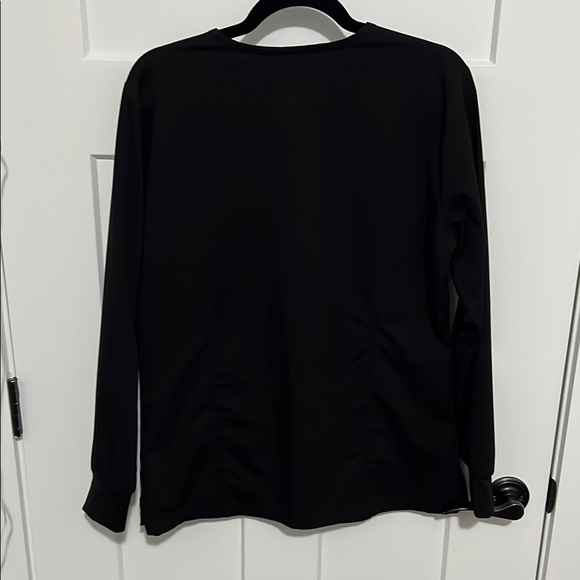 Purple Label by Healing Hands - Women's Black scrub jacket, size M - Picture 4 of 8